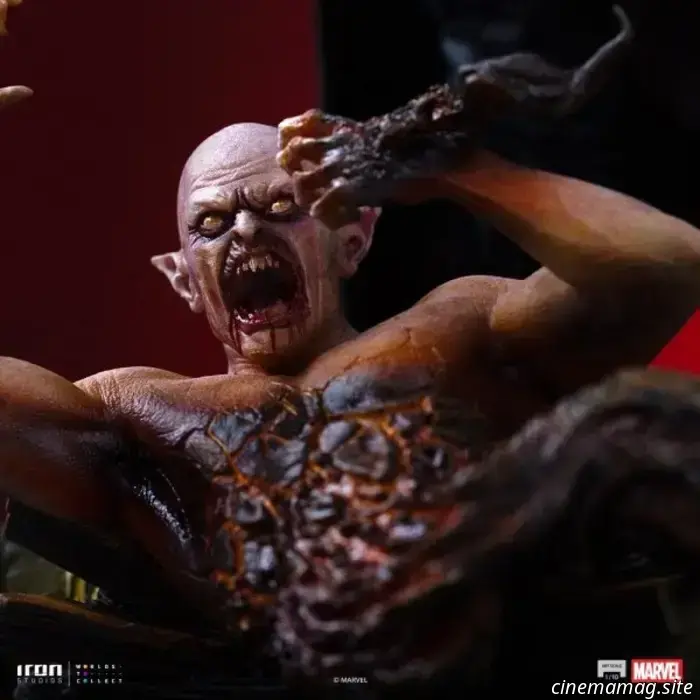 La statua da collezione di Blade della Marvel svelata da Iron Studios