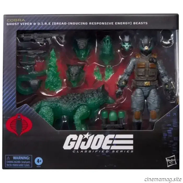 Cobra desata a Ghost Viper y a las bestias D.I.R.E. con el set de figuras de acción de la serie G.I. Joe Classified.