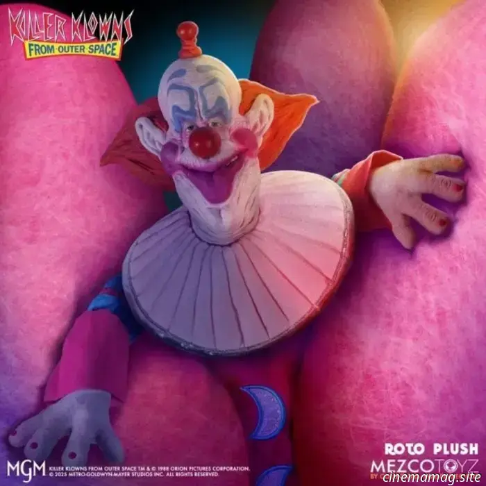 Slim lancia la collezione Roto Plush «Killer Klowns from Outer Space» di Mezco Toyz.