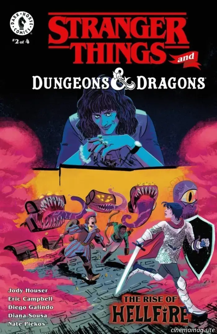 Stranger Things y Dungeons &amp; Dragons: El origen del fuego Infernal #2-Avance del cómic