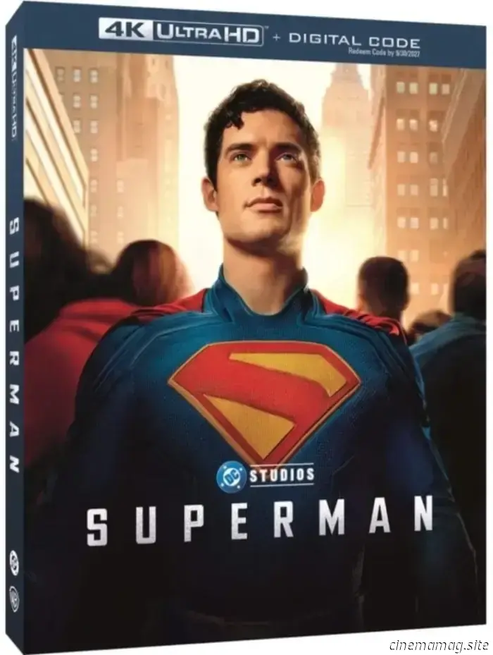 James Gunn's Superman is set to be released on 4K Ultra HD, Blu-ray, and DVD.