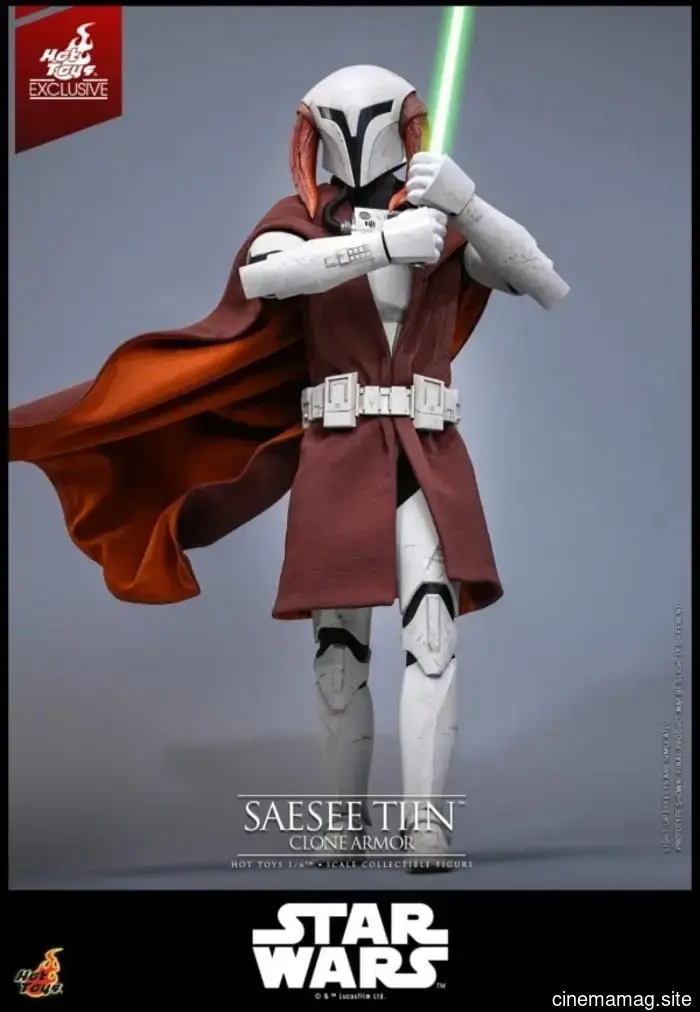 Hot Toys has unveiled a sixth scale figure of Saesee Tiin and Clone Commando Sev from Star Wars: The Clone Wars.