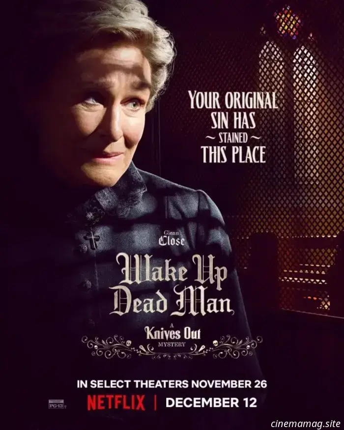 Wake Up Dead Man: A Knives Out Mystery features character posters that showcase the suspects.