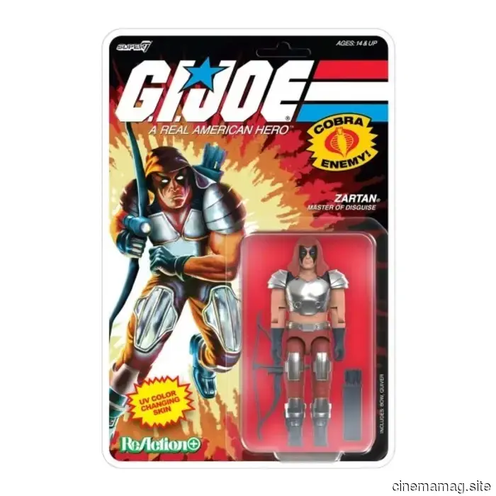 Lady Jaye, Deep Six, Zartan, and the Cobra Viper Gunner are set to be part of Super7's G.I. Joe: A Real American Hero ReAction+ series.
