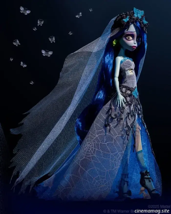 Mattel lancia la bambola Monster High Skullector x La sposa cadavere Emily