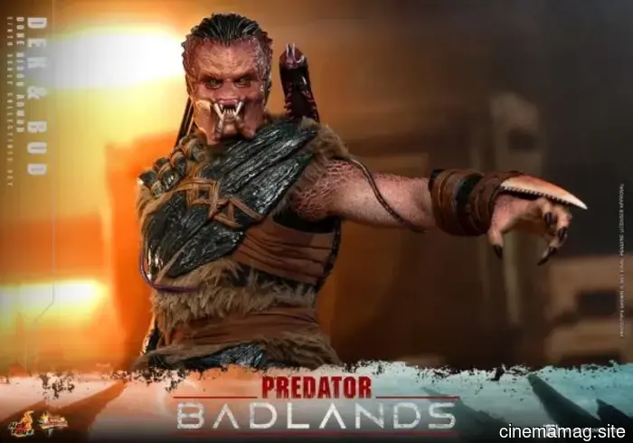 Hot Toys is set to release the sixth scale action figure set of Dex and Bud from Predator: Badlands.