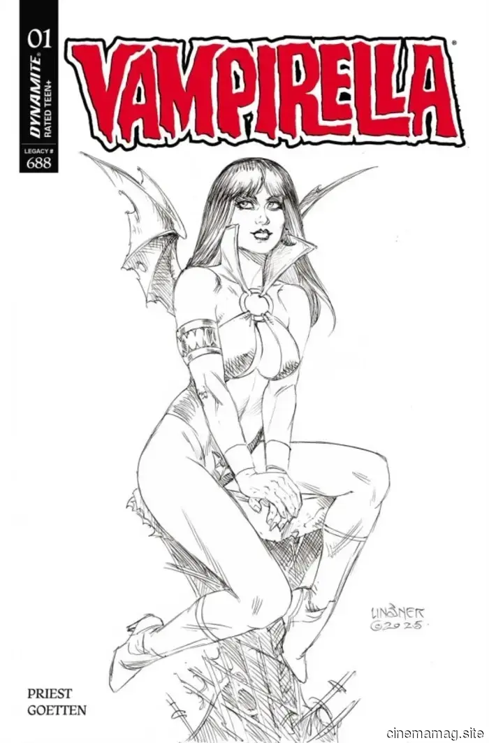 Vampirella is back with a new #1 release from Dynamite this April.