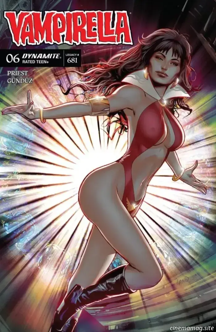 Dynamite Entertainment выпускает Vampirella №6 в среду, и вы можете ознакомиться с официальным превью ниже, чтобы получить предварительный взгляд… В мрачном будущем Вампирелла правит миром…