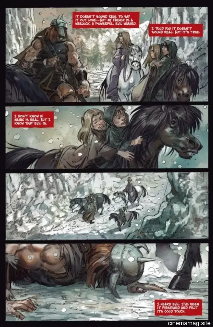 Vista previa del cómic – Fuego y Hielo: Darkwolf #1