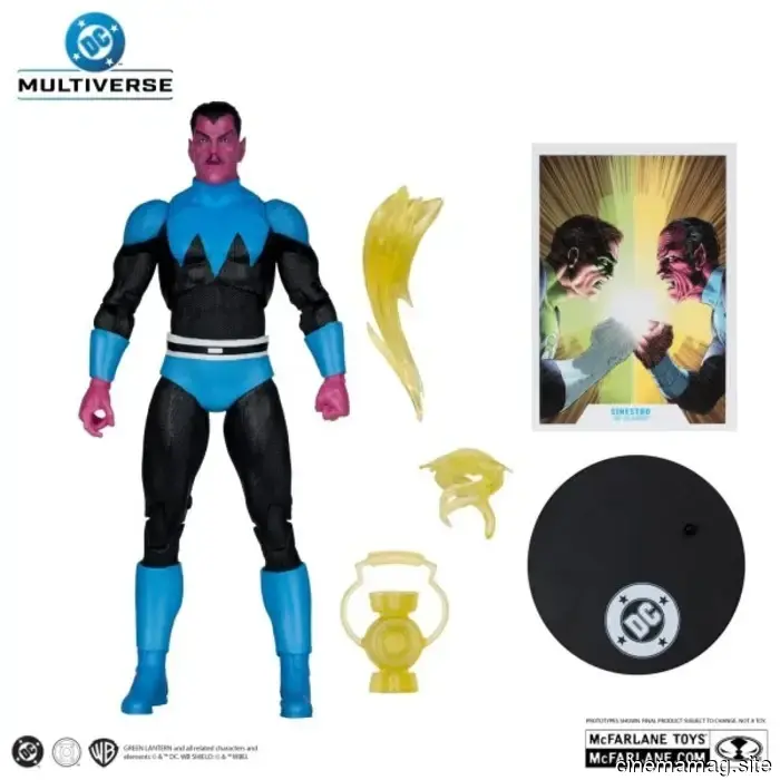 McFarlane has introduced new DC Multiverse figures featuring Sinestro, Brainiac, Black Adam, Black Mask, Sentinel, and Kid Flash.
