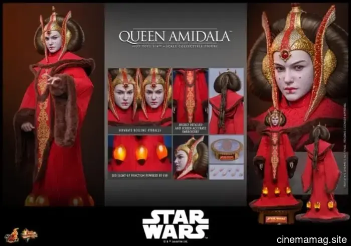 Hot Toys presenta la figura a escala sexta de la Reina Amidala de Star Wars: Episodio I – La Amenaza Fantasma.