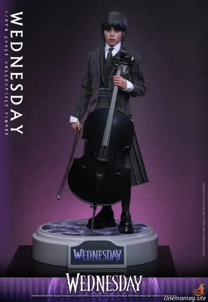 La Wednesday di Jenna Ortega riceve un'action figure in scala 1/6 da Hot Toys.