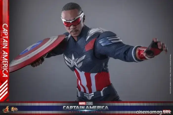 Hot Toys svela Captain America: Brave New World Sam Wilson Cap figura in sesta scala