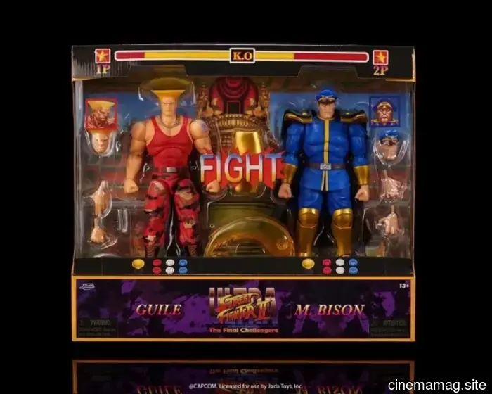 Guile e M. Bison ottengono le edizioni del Giocatore 2 con l'Ultra Street Fighter II Versus Twin Pack di Jada Toys
