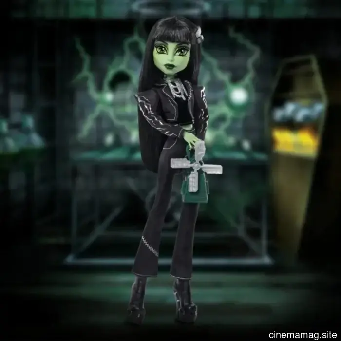 The Universal Monsters receive the Monster High Skullector makeover featuring dolls of Dracula, Frankenstein, and The Mummy.