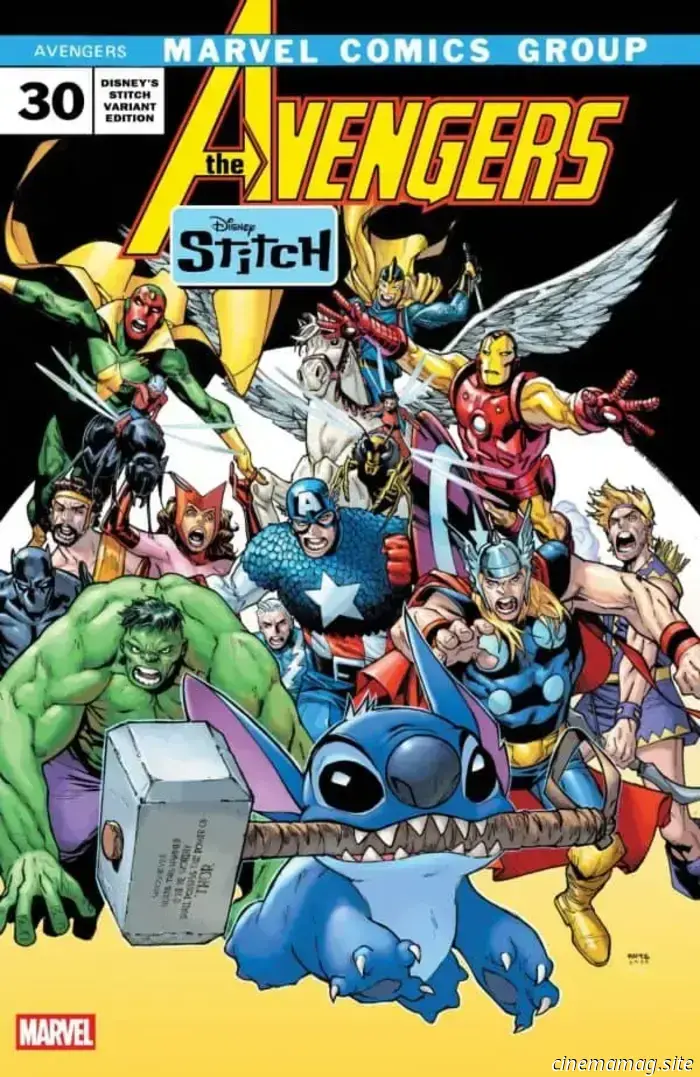 Stitch de Disney irrumpe en el Universo Marvel en nuevas portadas variantes