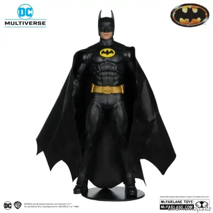 Линейка DC Multiverse от McFarlane представляет фигурки героев фильмов "Бэтмен 1989" и "Бэтмен: начало"