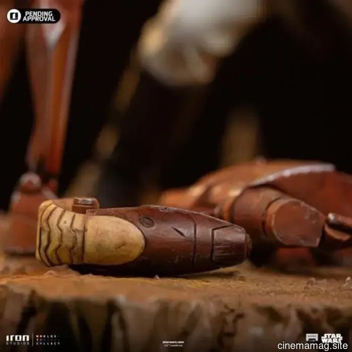 Star Wars: Episodio II – El ataque de los clones Estatua de escala de arte de Mace Windu revelada por Iron Studios