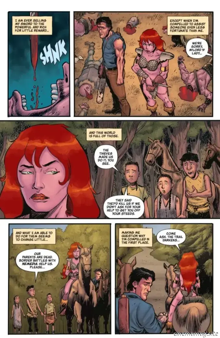Sonja Roja contra el Ejército de las Tinieblas #3-Avance del Cómic
