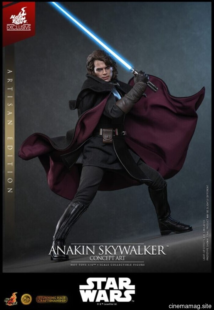 Hot Toys svela la figura in scala sei di Anakin Skywalker (Concept Art) da Star Wars: Episodio III – La vendetta dei Sith