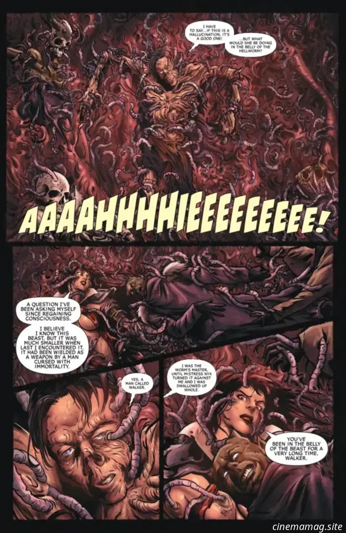 Vampi va al infierno en Vampirella: Armageddon #3: primer vistazo