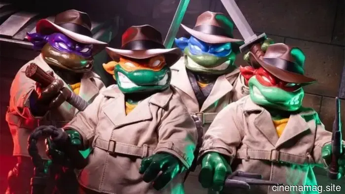 Teenage Mutant Ninja Turtles go undercover for a Comic-Con exclusive action figure collection from Mondo.