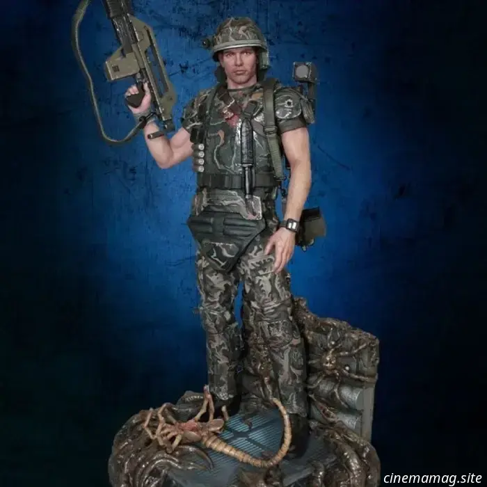 Il caporale Hicks, statua di Aliens in scala di un quarto di dollaro, svelata da Hollywood Collectibles Group