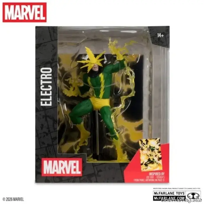 McFarlane Toys has revealed Marvel collectibles of Deadpool and Electro.