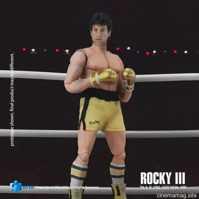 Hiya Toys annuncia la figura d'azione Rocky III Exquisite Super Series