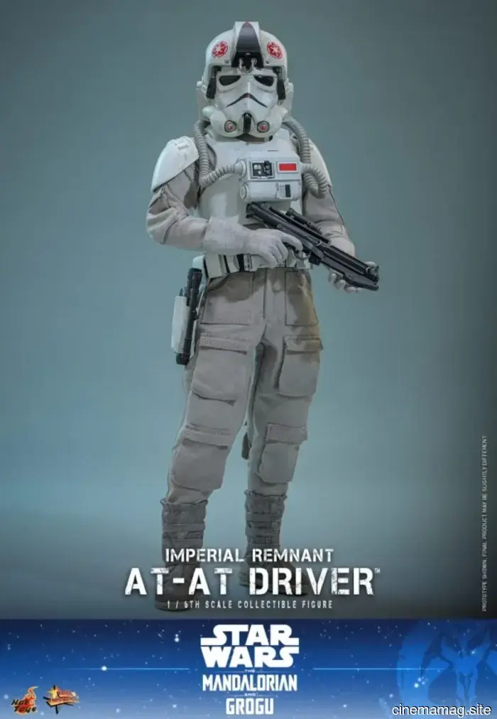 Hot Toys has introduced the sixth scale figure of the Imperial Remnant AT-AT Driver from Star Wars: The Mandalorian, featuring Grogu.