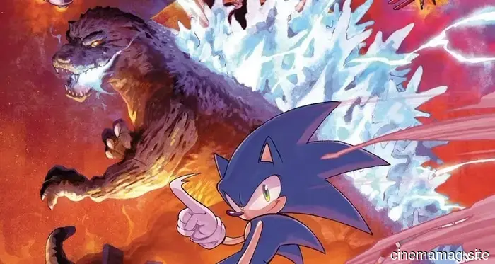Comic Book Sneak Peek – Sonic the Hedgehog x Godzilla #1