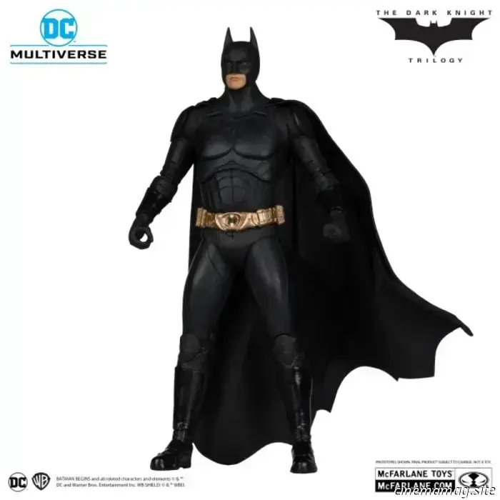 McFarlane's DC Multiverse series introduces action figures of Batman from 1989 and Batman Begins.