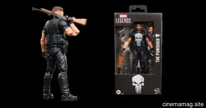 Nueva figura de acción de The Punisher de la serie Marvel Legends presentada por Hasbro