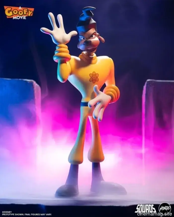 Mondo svela il set di figure Powerline, Max e Goofy di A Goofy Movie