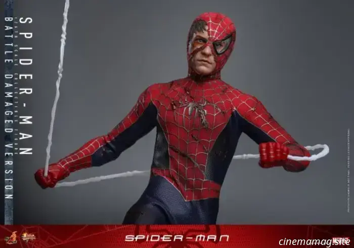 Человек-паук Тоби Магуайра получил вариант с боевыми повреждениями для новой фигурки Hot Toys в масштабе 1/6.