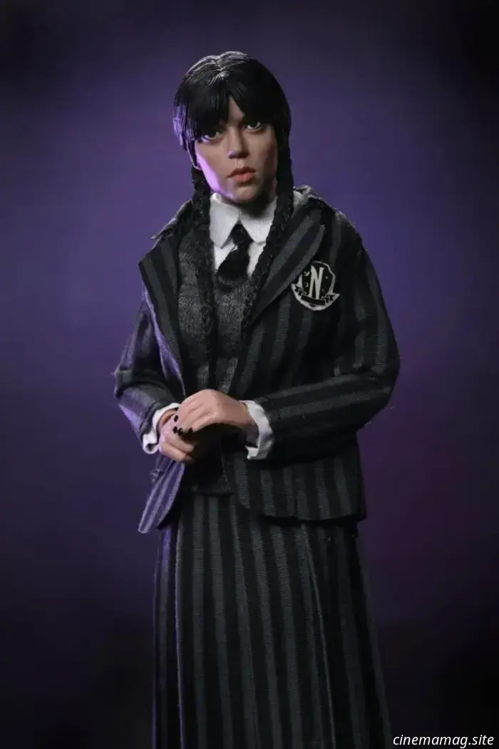 NECA introduces collectible figures of Wednesday and Enid.