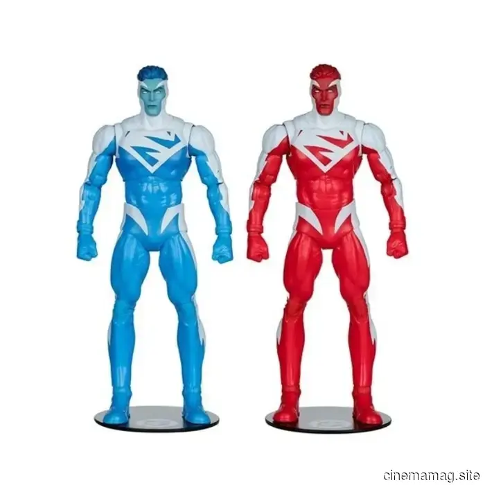 The DC Multiverse McFarlane Collector Edition 2-pack featuring Superman Blue and Superman Red is now available for pre-order.