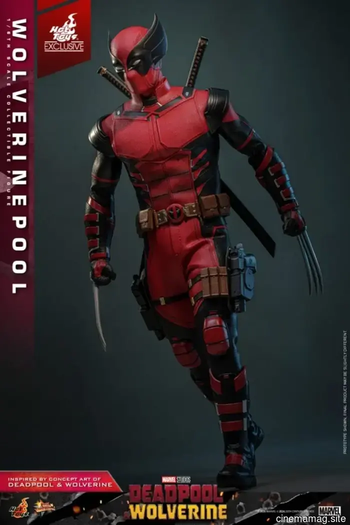Wolverinepool se une a la colección de Deadpool y Wolverine de Hot Toys con una figura de sexta escala.