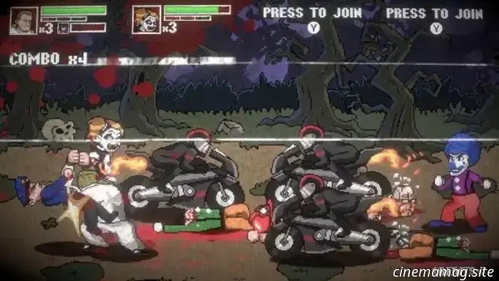 Il picchiaduro a scorrimento in stile retrò Terrifier: The ARTcade Game esce oggi su PC e console