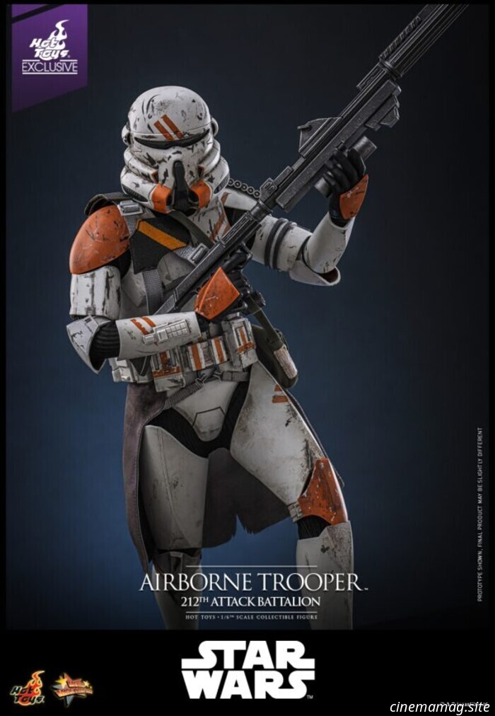 Hot Toys Star Wars: La vendetta dei Sith Airborne Trooper (212th Attack Battalion) sesta scala figura rivelata
