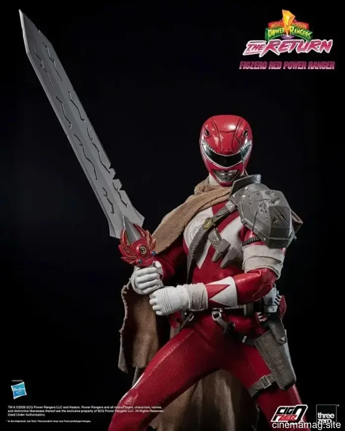 Threezero presenta la figura de sexta escala del Power Ranger Rojo de Mighty Morphin Power Rangers: The Return.