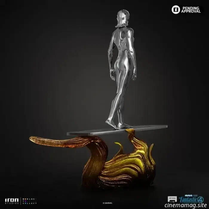 Los Cuatro Fantásticos: Primeros pasos — estatua coleccionable del Surfista Plateado presentada por Iron Studios