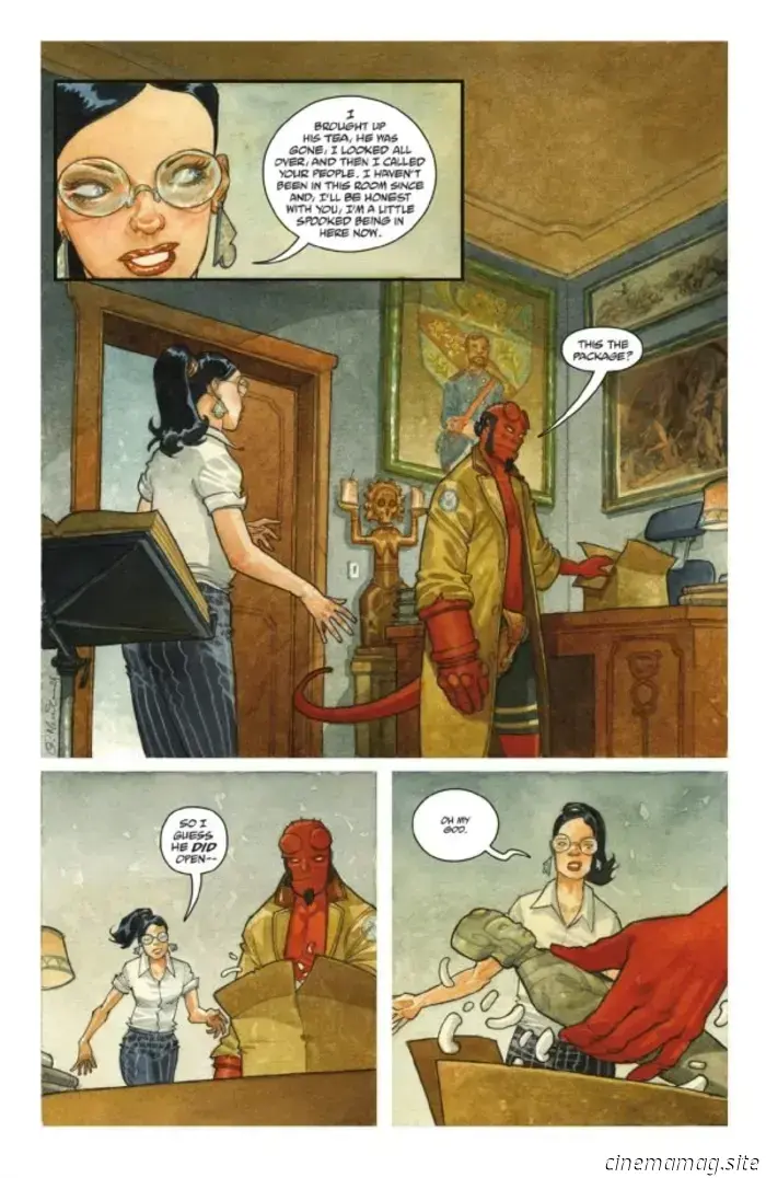 Hellboy and the B.P.R.D.: Professor Harvey is Gone #1 - Comic Book Teaser
