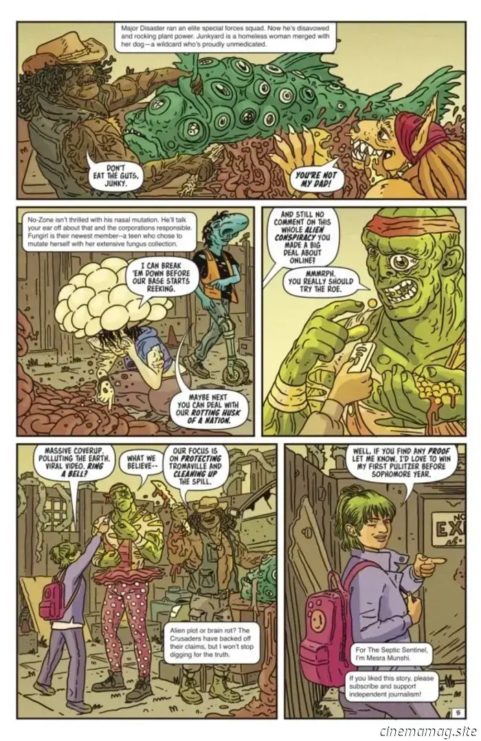 Toxic Crusaders №1 — превью комикса