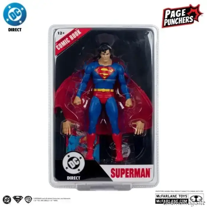 McFarlane Toys представляет серию Page Punchers с Суперменом, Джокером и Бэтменом: «Темный рыцарь возвращается».