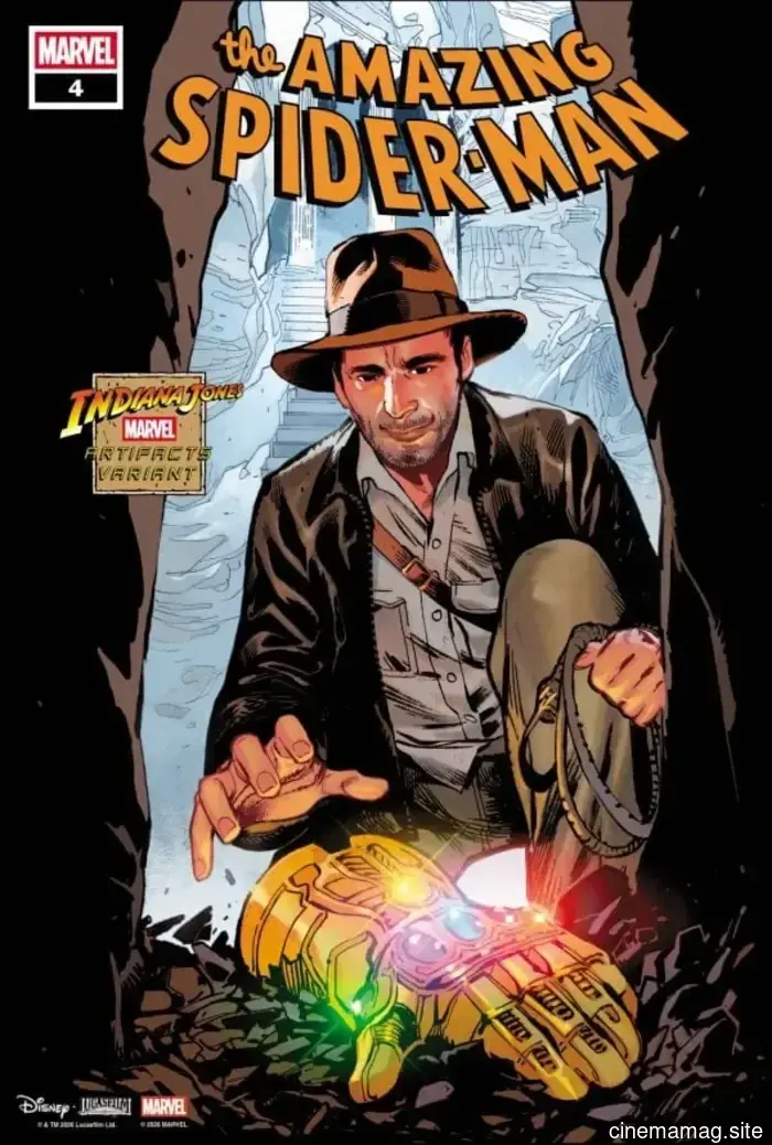 Indiana Jones seeks out legendary Marvel artifacts through new variant covers for comic books.