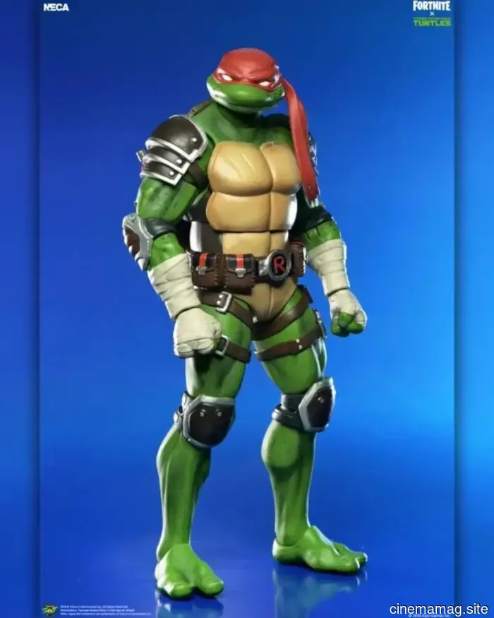 Leonardo e Raffaello si uniscono alla linea di action figure Fortnite x Teenage Mutant Ninja Turtles di NECA.
