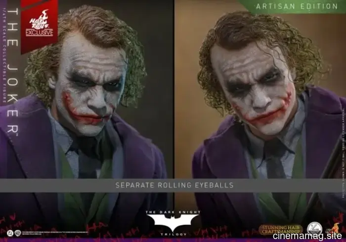 Hot Toys reveals a quarter scale collectible figure of The Joker from The Dark Knight.