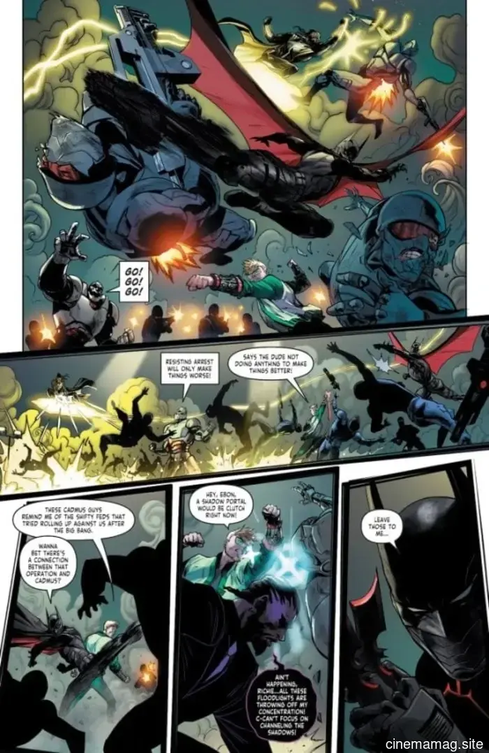 Предварительный просмотр комикса – Бэтмен/Статик: За пределами #5