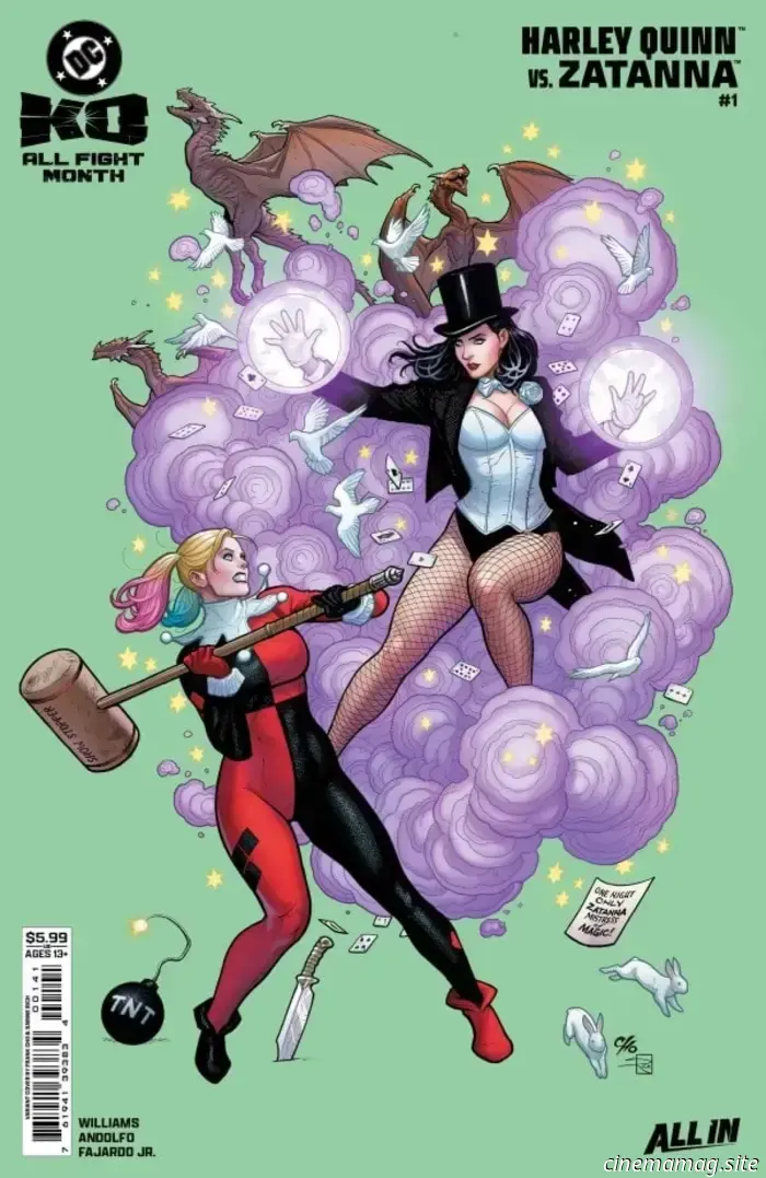 Comic Book Preview – DC K.O.: Harley Quinn vs. Zatanna #1